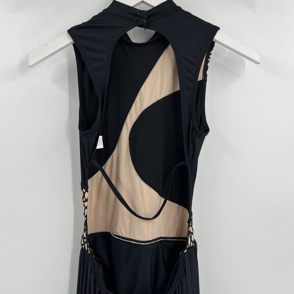 Weissman Dance Costume Asymmetrical Open Back Mesh Women’s Size MA Adult Medium - Picture 7 of 10